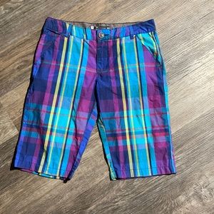 Men’s Etnies Plaid Casual Shorts Size 26 NWT